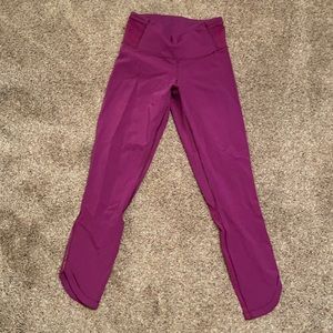 Pink lululemon leggings